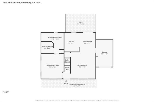 1570 Williams Circle, Cumming, GA 30041