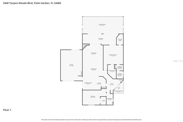 3446 TARPON WOODS BOULEVARD, Palm Harbor, FL 34685
