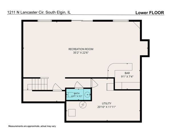 1211 N Lancaster Circle N, South Elgin, IL 60177