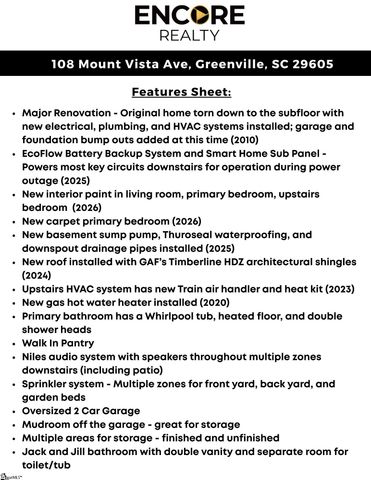 108 Mount Vista Avenue, Greenville, SC 29605