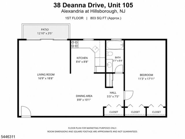 38 Deanna Dr 105, Hillsborough Twp., NJ 08844