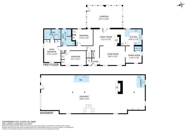 329 Parkway LN, Floyd, VA 24091