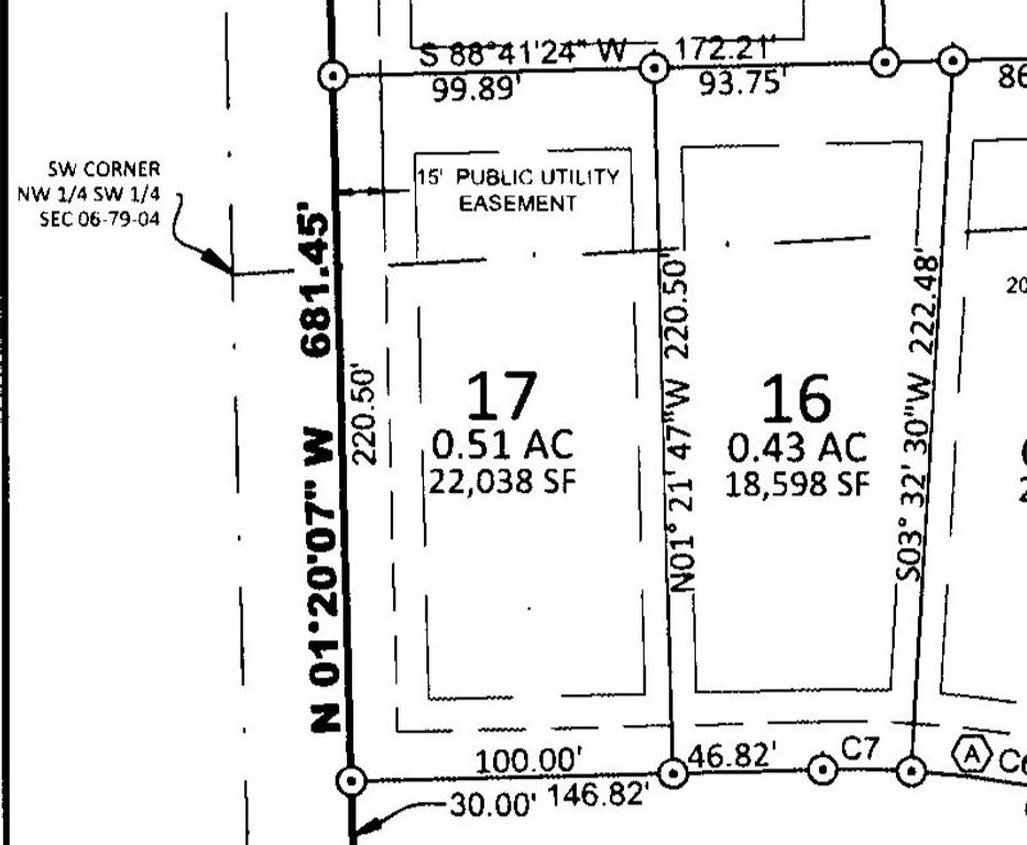 Lot 17 Meadows Subdivision Part 6, West Branch, IA 52358