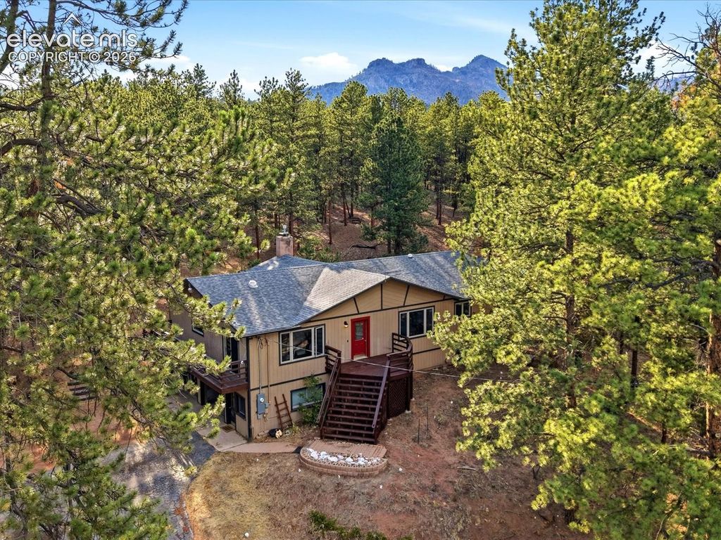 14635 Westcreek Road, Woodland Park, CO 80863 — exterior
