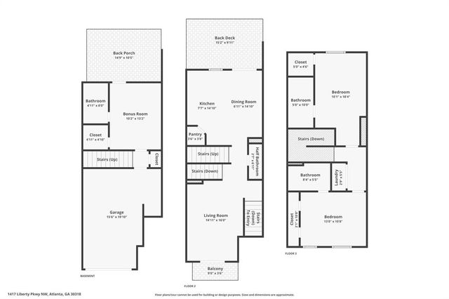 1417 Liberty Parkway NW, Atlanta, GA 30318