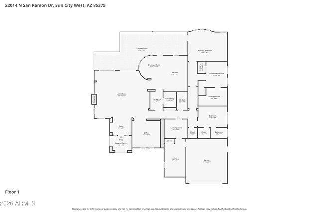 22014 N SAN RAMON Drive, Sun City West, AZ 85375