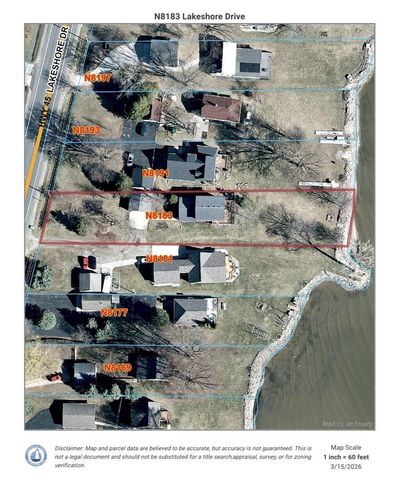 N8183 LAKESHORE DRIVE, Fond Du Lac, WI 54937