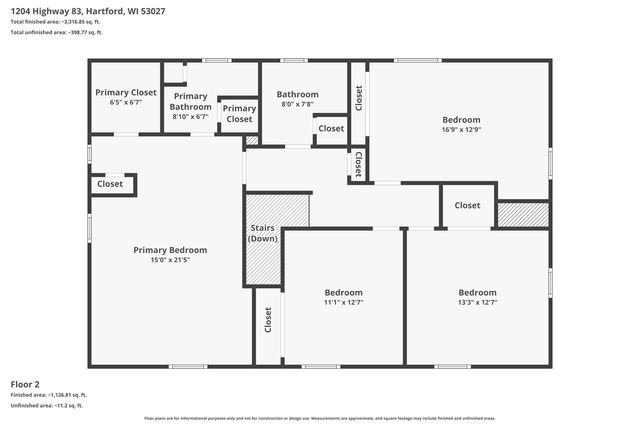 1204 State Highway 83, Hartford, WI 53027
