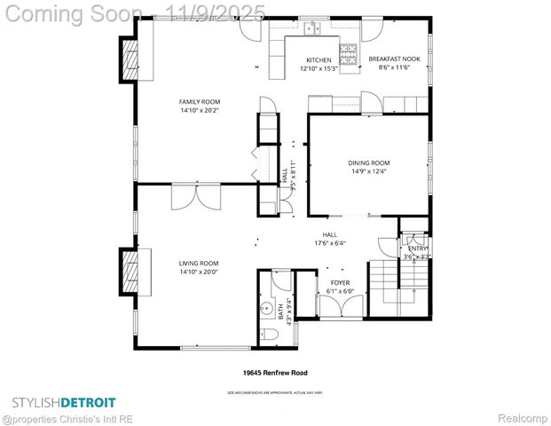 19645 Renfrew Road, Detroit, MI 48221