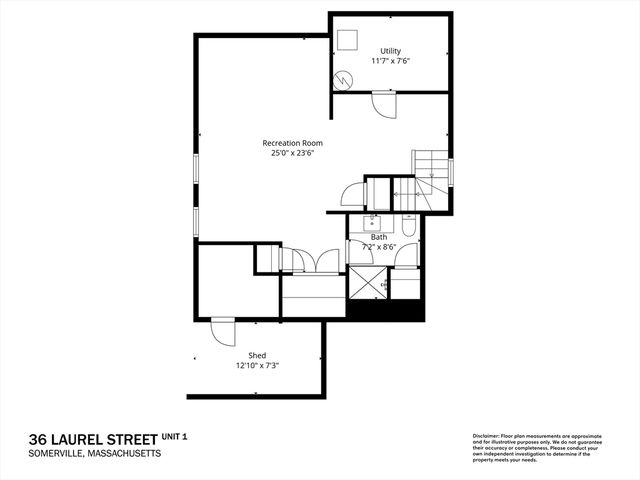 36 Laurel Street FRONT, Somerville, MA 02143