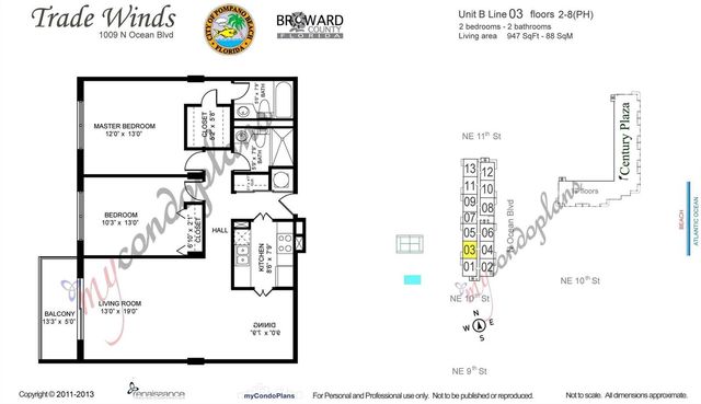 1009 N Ocean Boulevard N 503, Pompano Beach, FL 33062