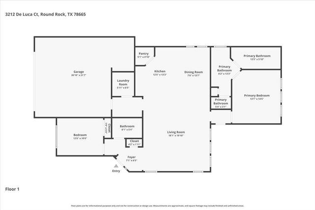 3212 De Luca CT, Round Rock, TX 78665