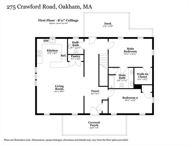 275 Crawford Rd, Oakham, MA 01068