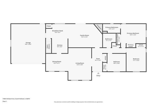 17001 Kimbark Avenue, South Holland, IL 60473