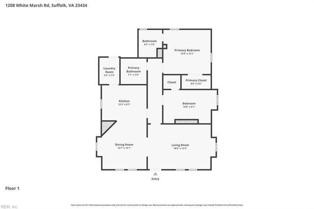 1208 White Marsh RD, Suffolk, VA 23434