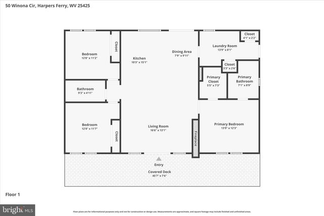 50 WINONA CIR, Harpers Ferry, WV 25425