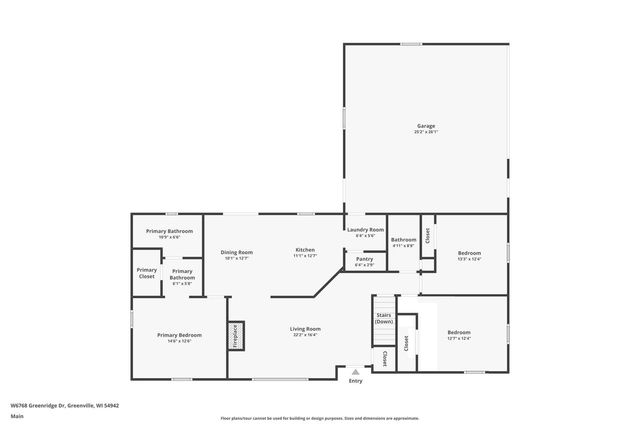 W6768 GREENRIDGE DRIVE, Greenville, WI 54942