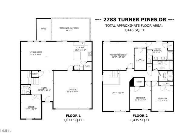 2783 Turner Pines Drive, New Hill, NC 27562