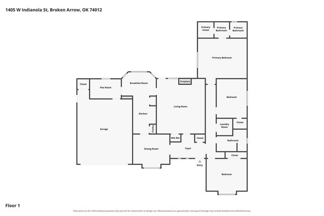 1405 W Indianola Street, Broken Arrow, OK 74012