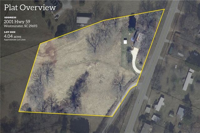 2001 HWY 59 Highway, Westminster, SC 29693