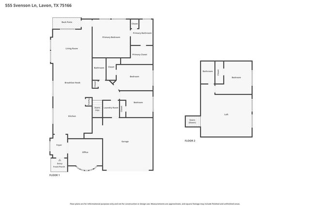 555 Svenson Lane, Lavon, TX 75166