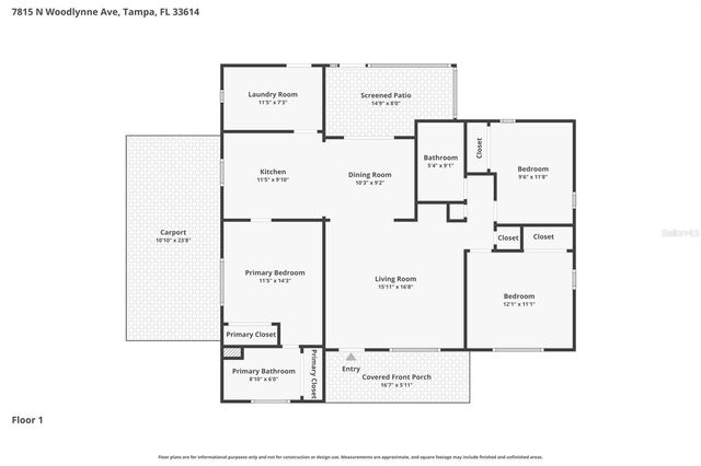 7815 N WOODLYNNE AVENUE, Tampa, FL 33614