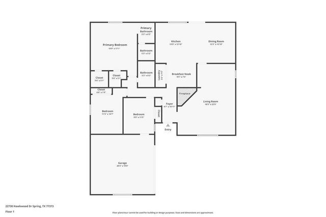 22730 Hawkwood Drive, Spring, TX 77373