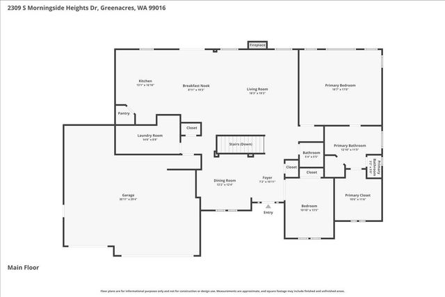 2309 S Morningside Heights Dr, Greenacres, WA 99016