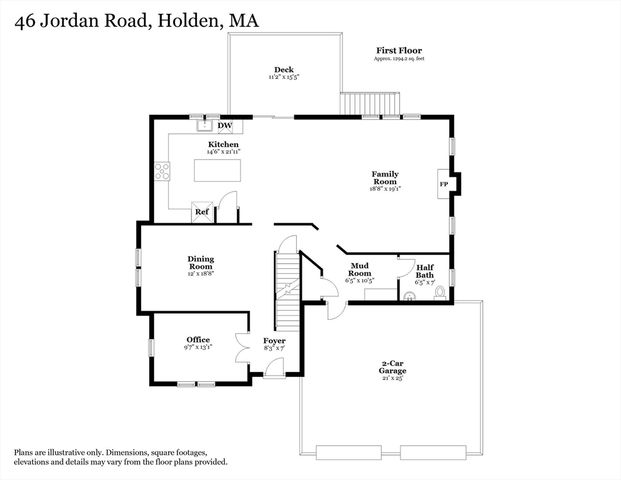 46 Jordan Road, Holden, MA 01520