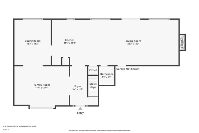 610 Timber Mill Lane, Indianapolis, IN 46260