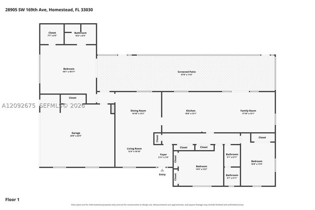 28905 SW 169th Ave, Homestead, FL 33030