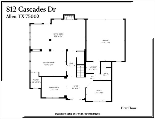 812 Cascades Drive, Allen, TX 75002