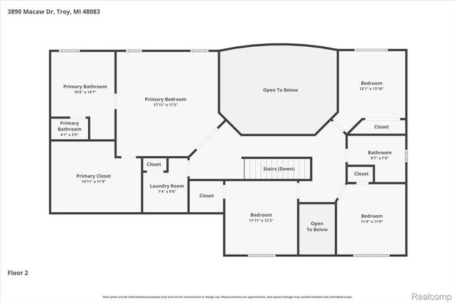 3890 Macaw Drive, Troy, MI 48083