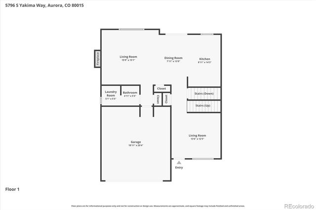 5796 S Yakima Way, Aurora, CO 80015