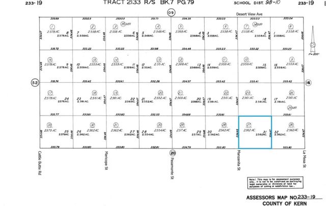 0 Manzanita, North Edwards, CA 93523