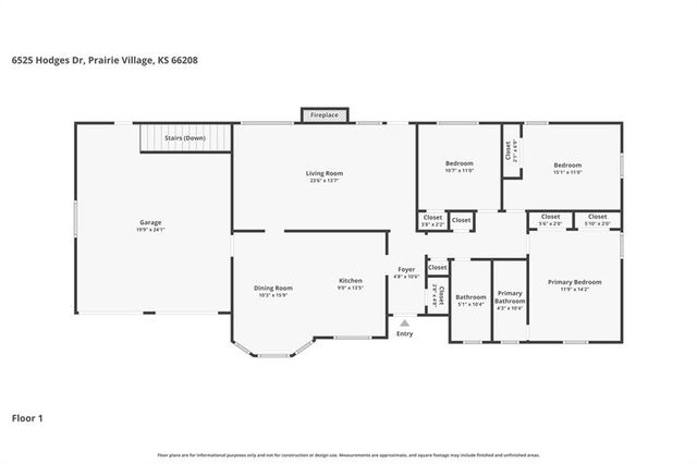 6525 Hodges Drive, Prairie Village, KS 66208