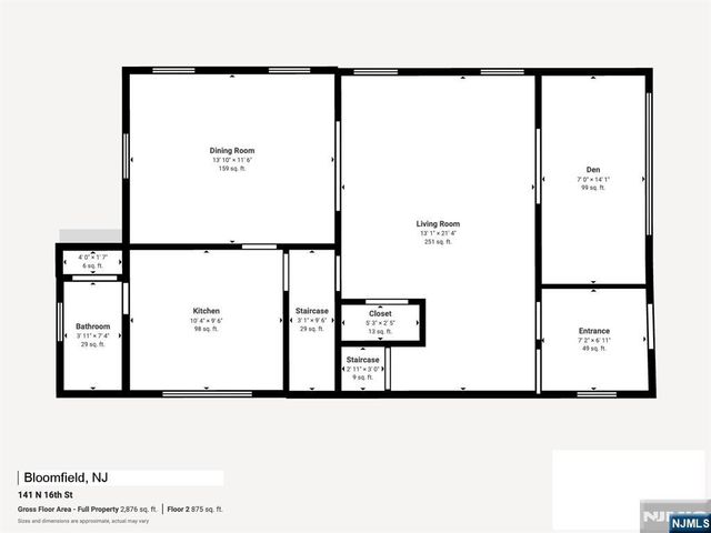 141 16th Street, Bloomfield, NJ 07003