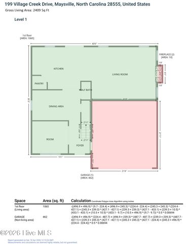 199 Village Creek Drive, Maysville, NC 28555