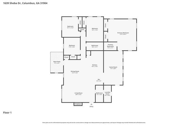 1639 Sheba Drive, Columbus, GA 31904