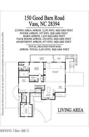 150 Good Barn Road, Vass, NC 28394