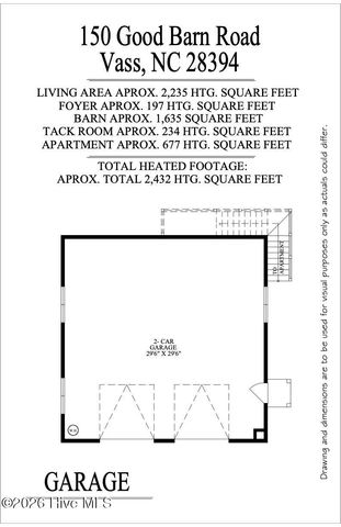150 Good Barn Road, Vass, NC 28394