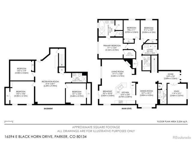 16594 E Black Horn Dr, Parker, CO 80134