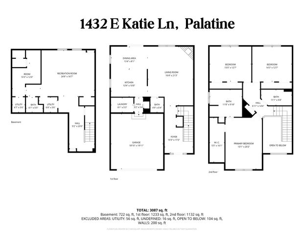1432 E Katie Lane, Palatine, IL 60074