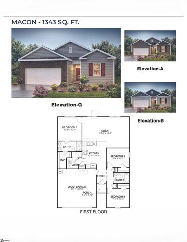 1021 Gagmon Drive, Wellford, SC 29385