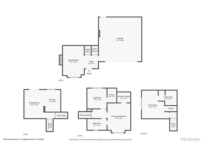 996 Cherry Blossom Ct, Highlands Ranch, CO 80126