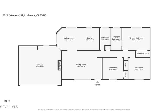 9829 E Ave S12 Vic 98th Ste, Littlerock, CA 93543