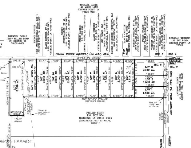 2700 Blk Peach Bloom Highway Lot 9, Church Point, LA 70525