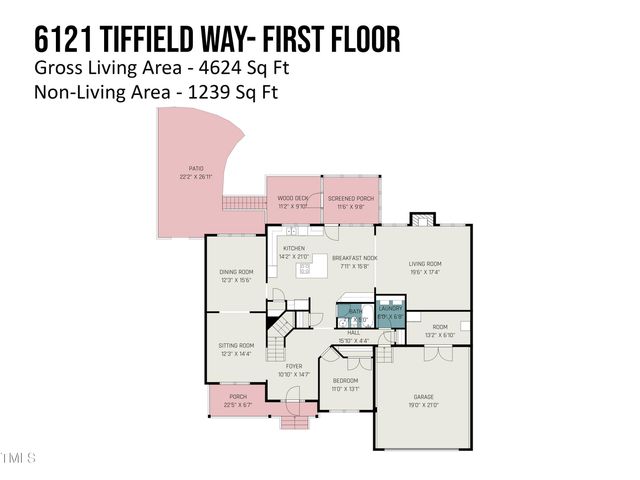6121 Tiffield Way, Wake Forest, NC 27587