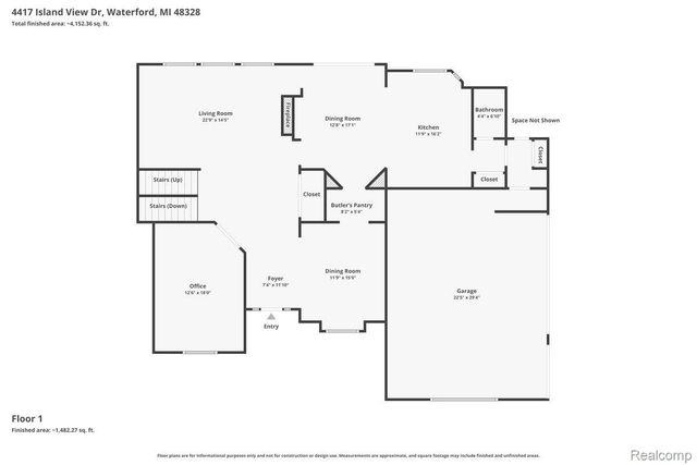 4417 Island View Drive, Waterford Charter Township, MI 48328