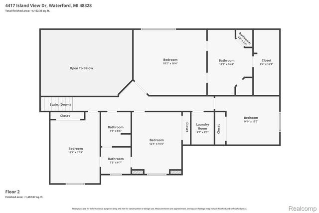 4417 Island View Drive, Waterford Charter Township, MI 48328